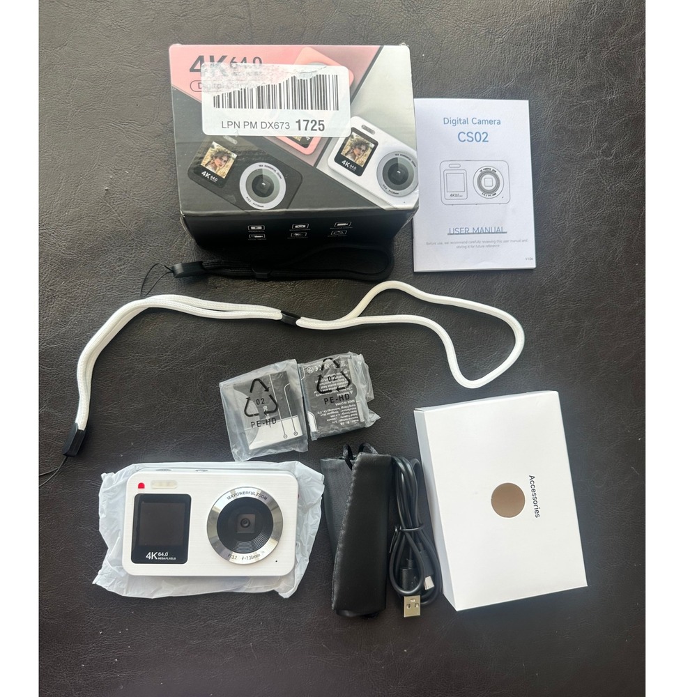 4K 64.0 MP Digital Camera CS02 18X Powerful Zoom Portable Photography